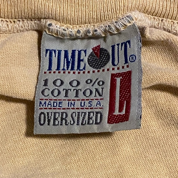 Vintage TIME-OUT 90s Graphic Tee - Picture 3 of 4